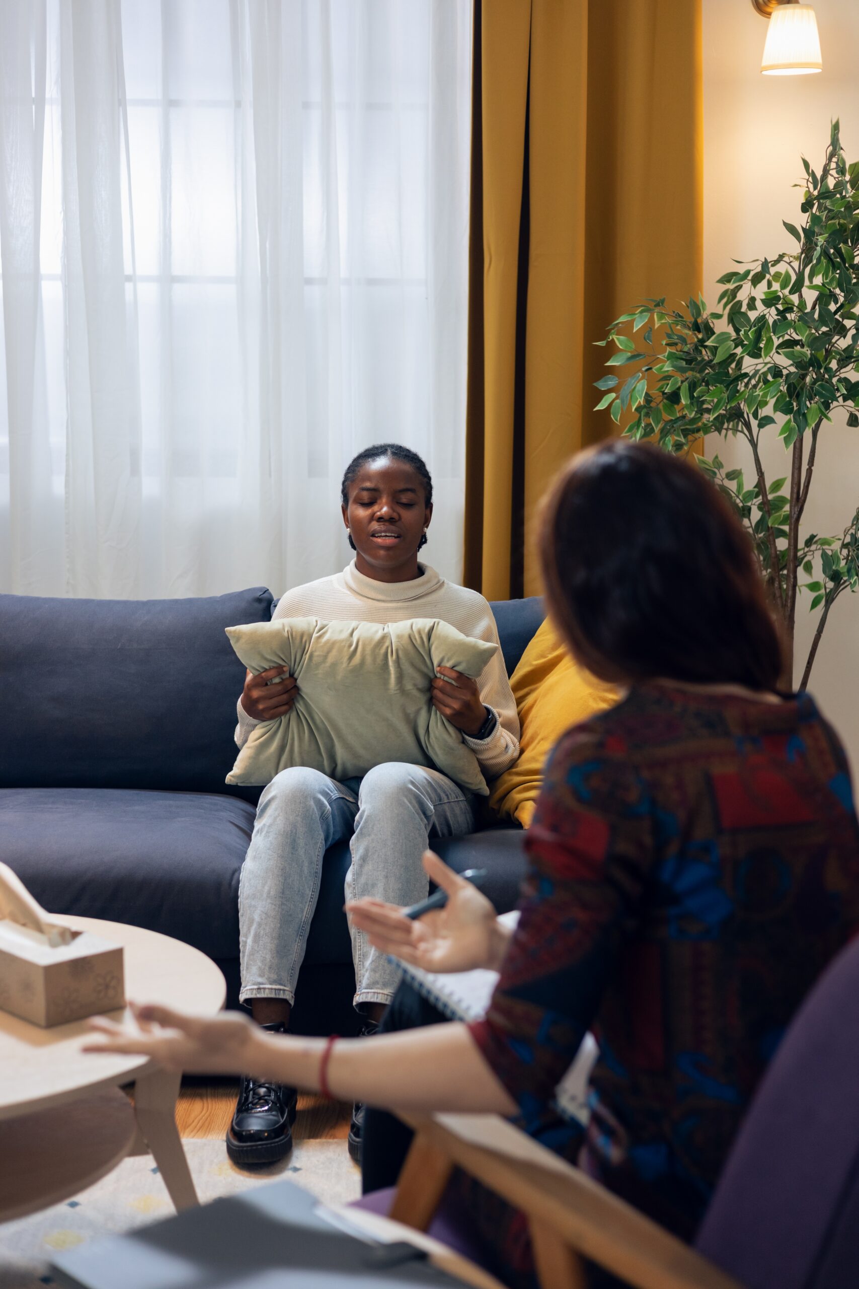 Woman talking to her adhd specialist nyc​.